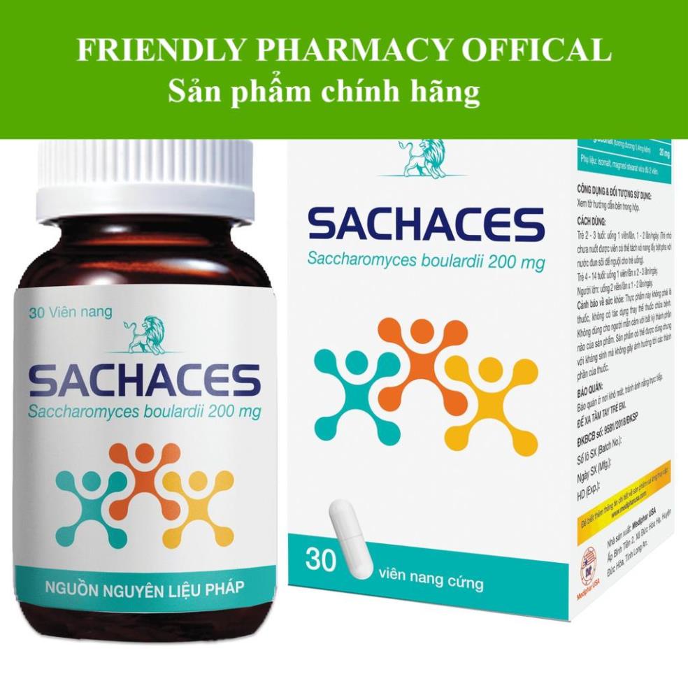 Men Sachaces –  Bổ sung lợi khuẩn Hỗ trợ giảm rối loạn tiêu hóa, cân bằng hệ vi sinh đường ruột