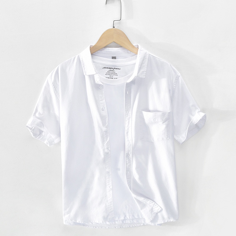 Keep Casual Áo Sơ Mi Vải Cotton Tay Ngắn Thiết Kế Trẻ Trung Cho Nam