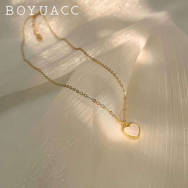 Vòng cổ Mặt Hình Trái Tim Đơn Giản Thời Trang Hàn Quốc