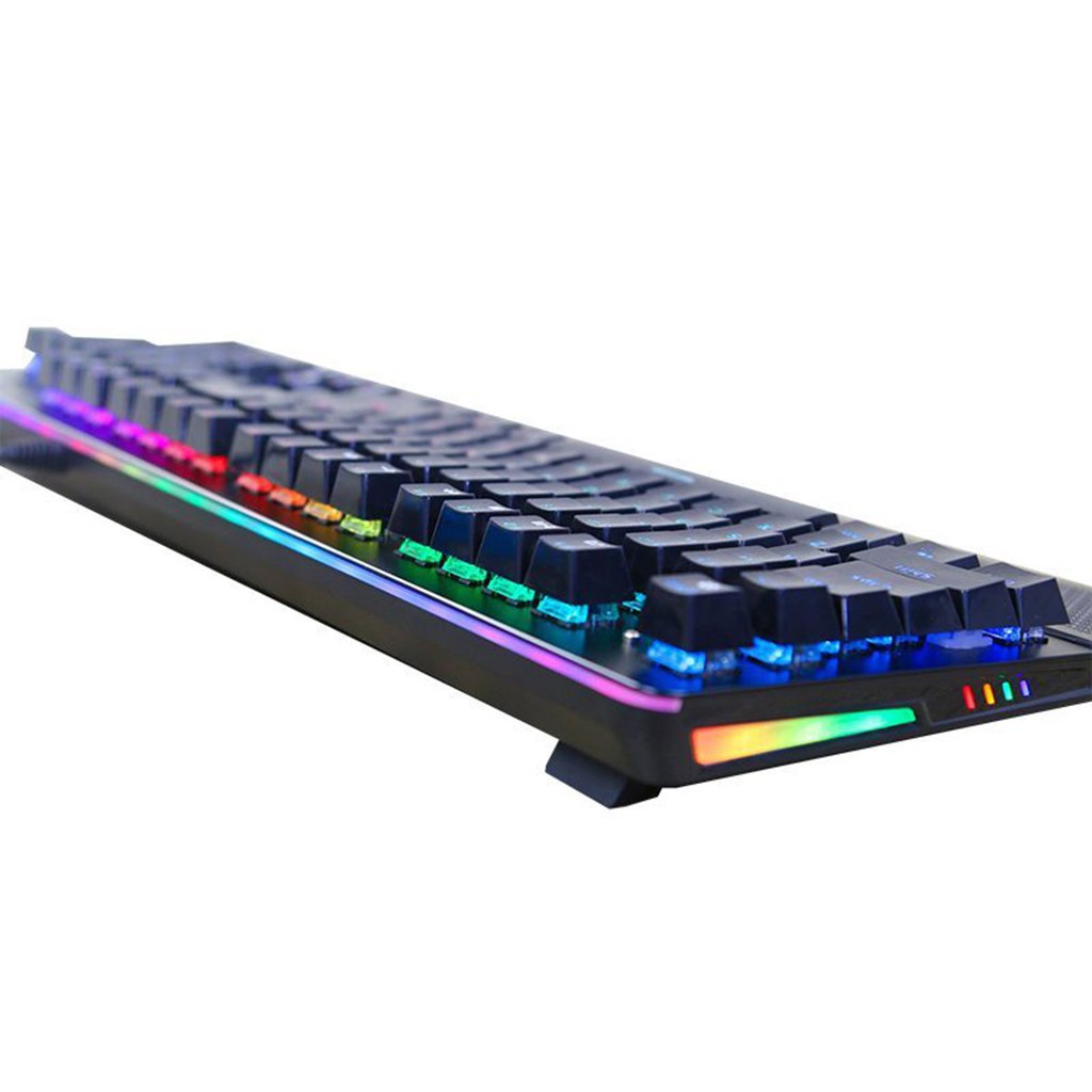 Bàn phím cơ gaming Fuhlen S Subverter led RGB - Blue Switch Black - Chính hãng - Có tem chống hàng giả