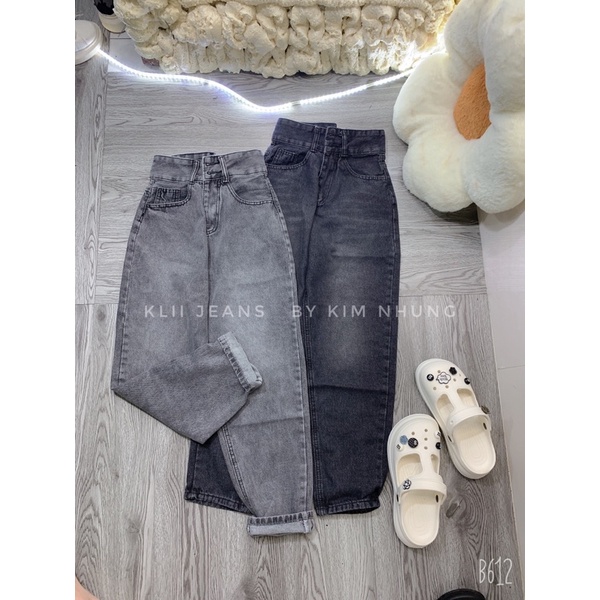 Quần baggy lưng cao 2 nút màu siêu đẹp  Sẵn