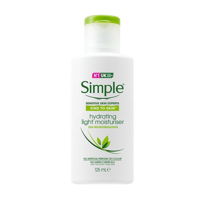 Kem Dưỡng Ẩm Simple Kind To Skin Hydrating Light Moisturiser 125ml