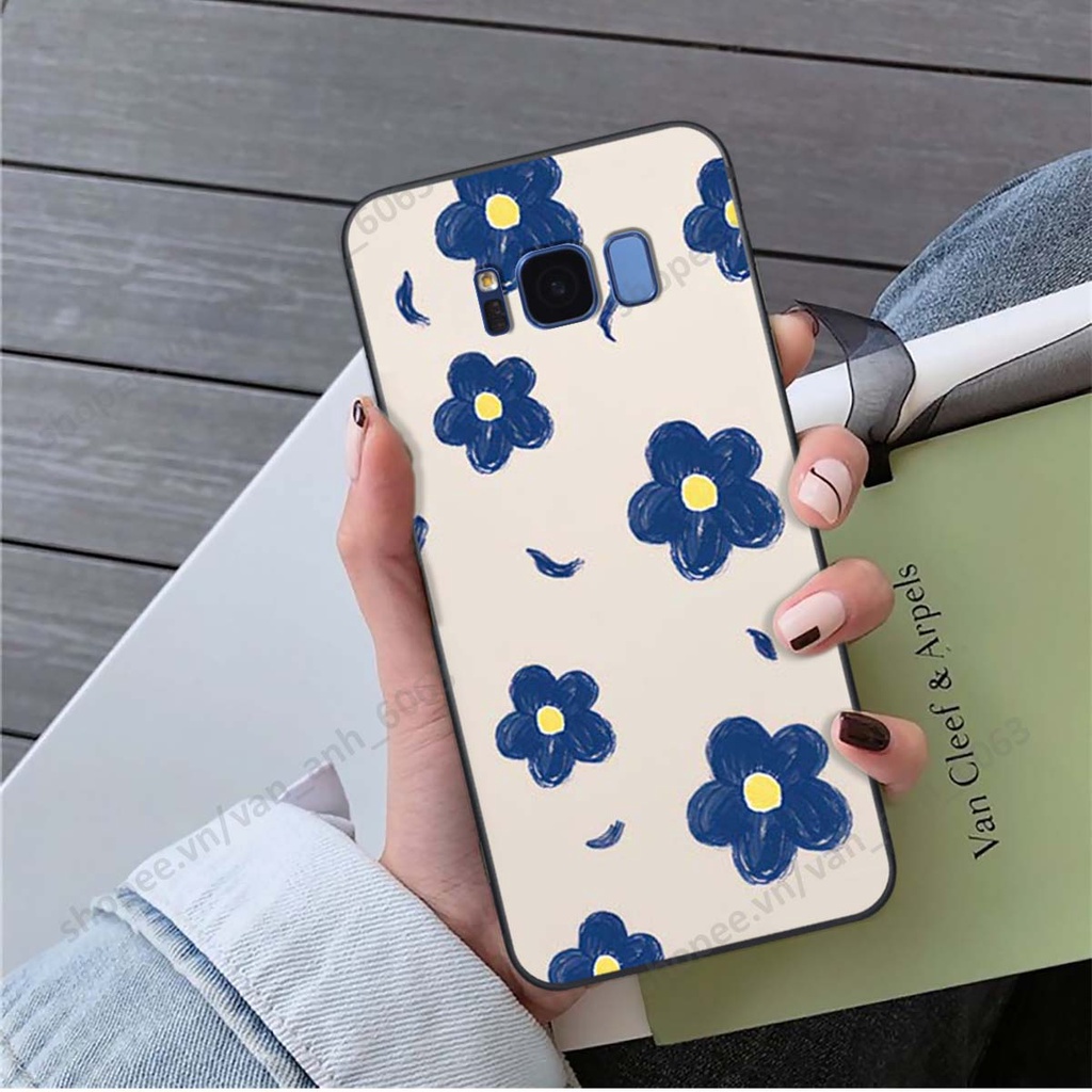 Ốp lưng Samsung S8 / S8 Plus / S8+ in hình hoa, gấu rich bear nghệ thuật, thời trang
