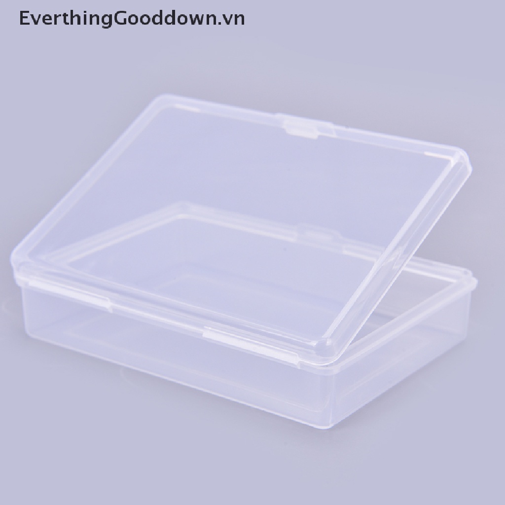 Bộ 4 Hộp Nhựa Trong Suốt Đựng Thẻ Bài 10 * 7cm