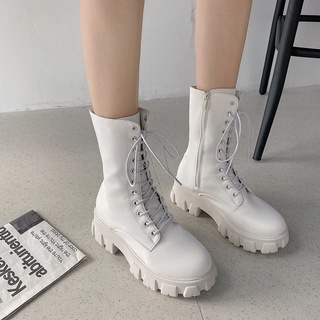 GIÀY BỐT ULZZANG ĐẾ RĂNG CƯA 5CM CÓ ẢNH THẬT [ORDER]