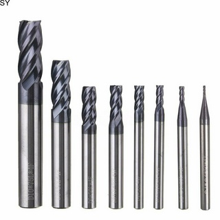 Mũi khoan cacbua 4 đầu xoắn chuyên dụng cho máy khoan CNC