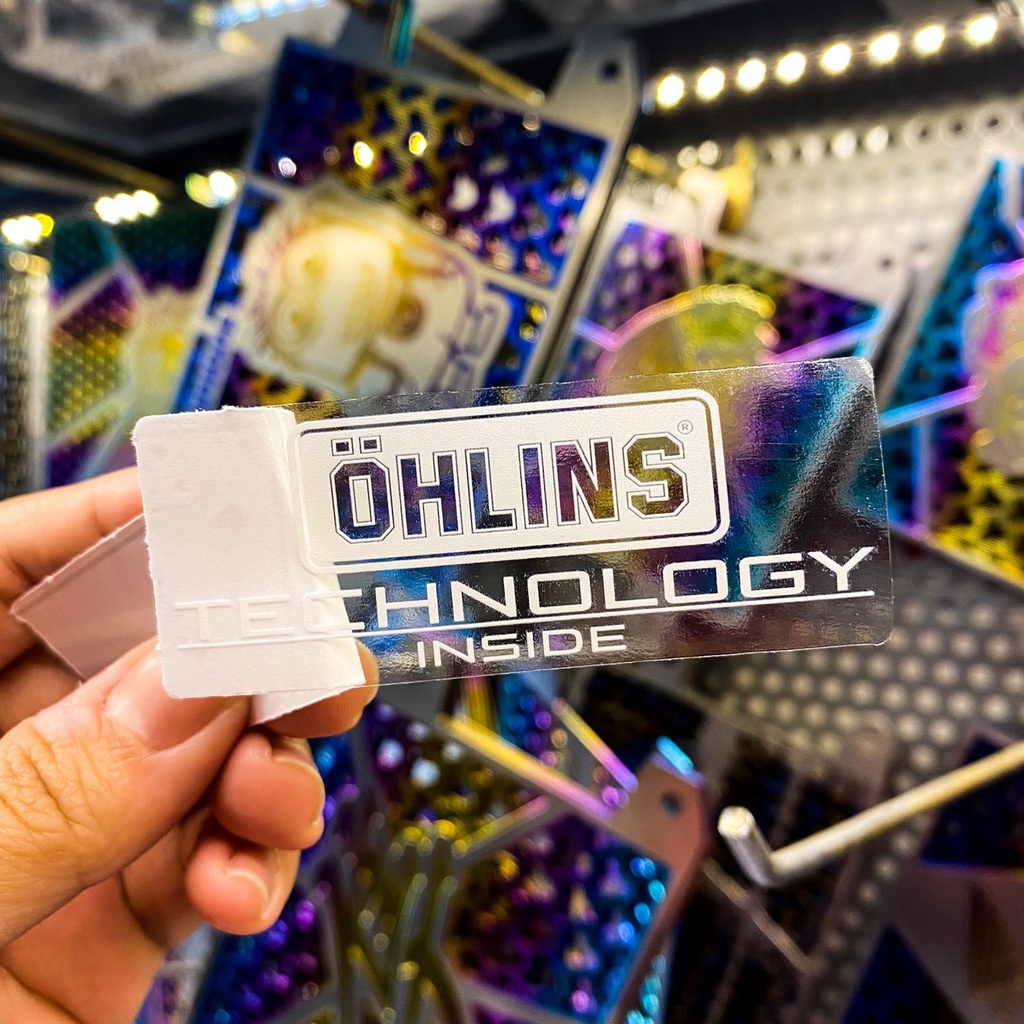 Tem Sticker Lẻ cao cấp Dán phuộc Ohlins