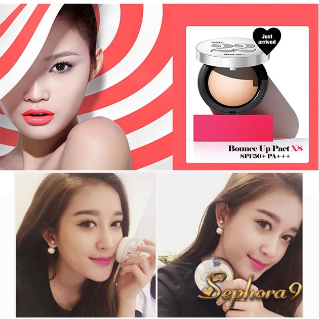 Phấn tươi trắng hồng Ver22 Bounce Up Pact Ver 22 đủ tone