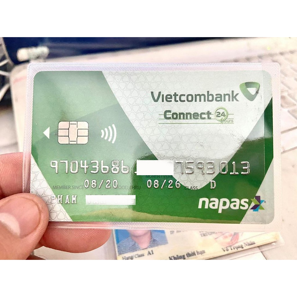 COMBO 8 BAO ĐỰNG THẺ CĂN CƯỚC CMND - ATM - NHÂN VIÊN - SINH VIÊN - BẰNG LÁI XE