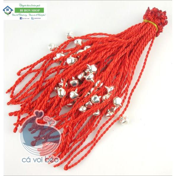 {Sale 1k - Chọn mẫu] Vòng tay chỉ đỏ may mắn nhiều hình dễ thương vòng tay gỗ lục lạc đồng xu