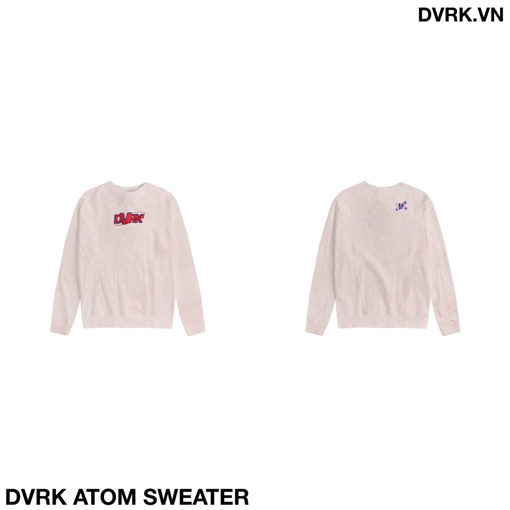 DVRK Áo nỉ dài tay cổ tròn ATOM DVRK21SS