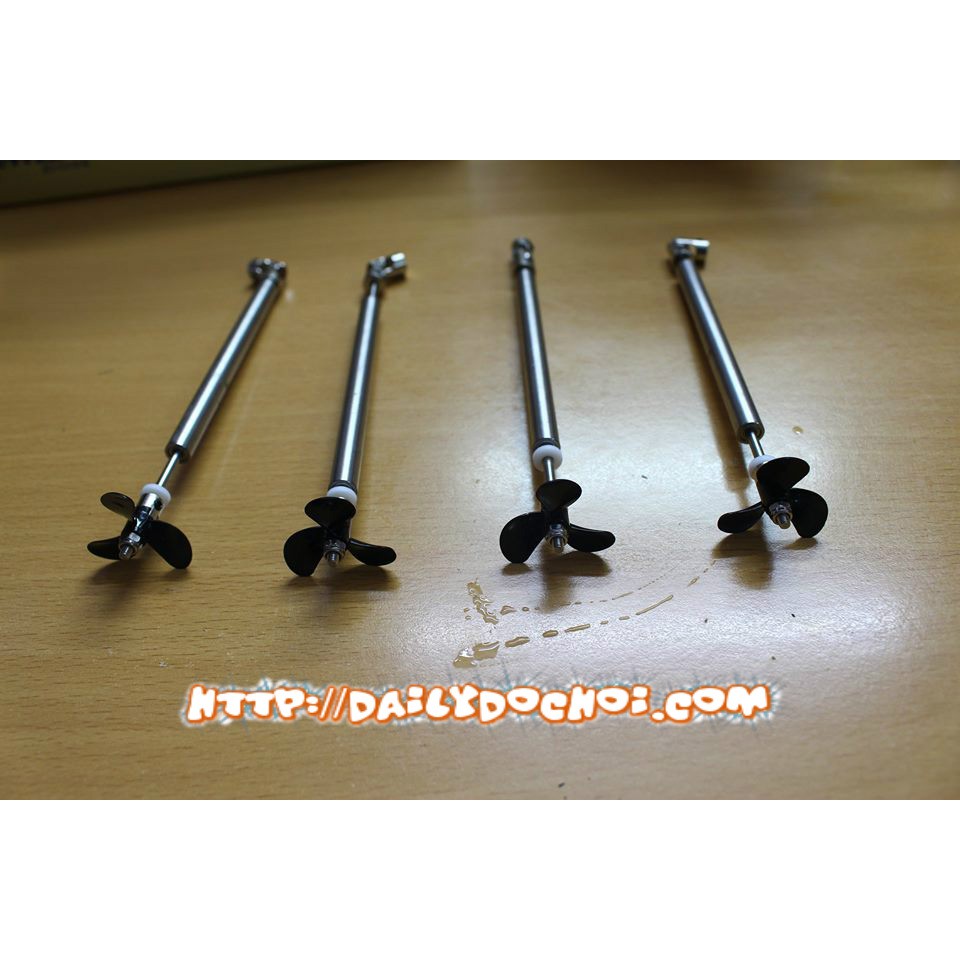 Trục chân vịt có kèm khớp chuyển động mềm lõi 3mm