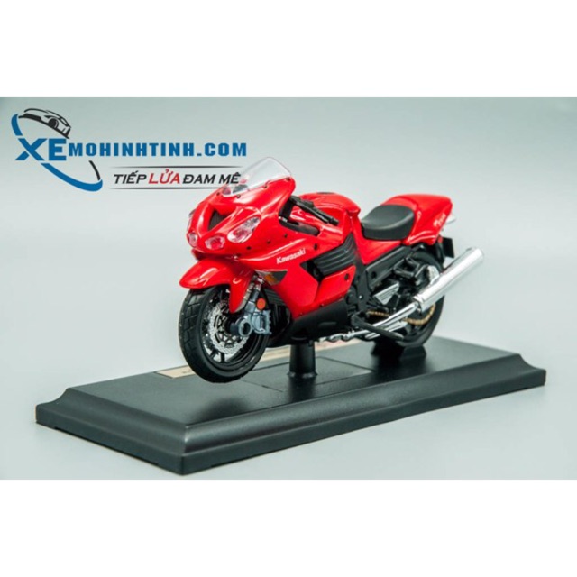 Xe Mô Hình Kawasaki Ninja Zx-14R 1:18 Maisto (Đỏ)