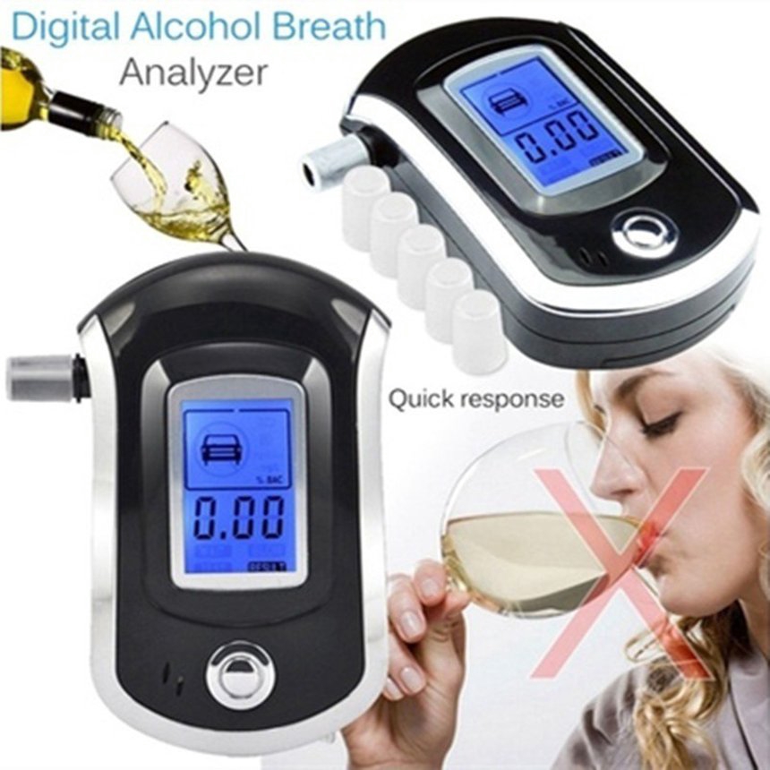 Máy đo nồng độ cồn màn hình LCD kỹ thuật số AT6000
