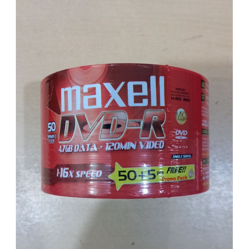 Dvd Dvd-R Maxell / Dvd Blank Maxell / Dvd Kosong Maxell