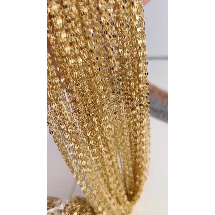 Dây chuyền nữ hàn quốc đẹp bằng titan lá me không đen vĩnh viễn - DCTT22005