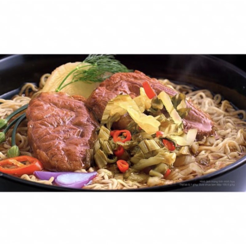 Mì bò Omachi nấu dưa 102