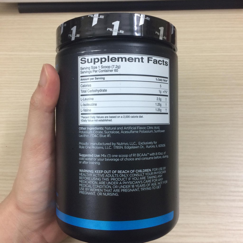 BCAA | Rule 1 BCAA - 60 lần dùng - Phục Hồi Cơ Tăng Sức Bền - Chính Hãng - Muscle Fitness