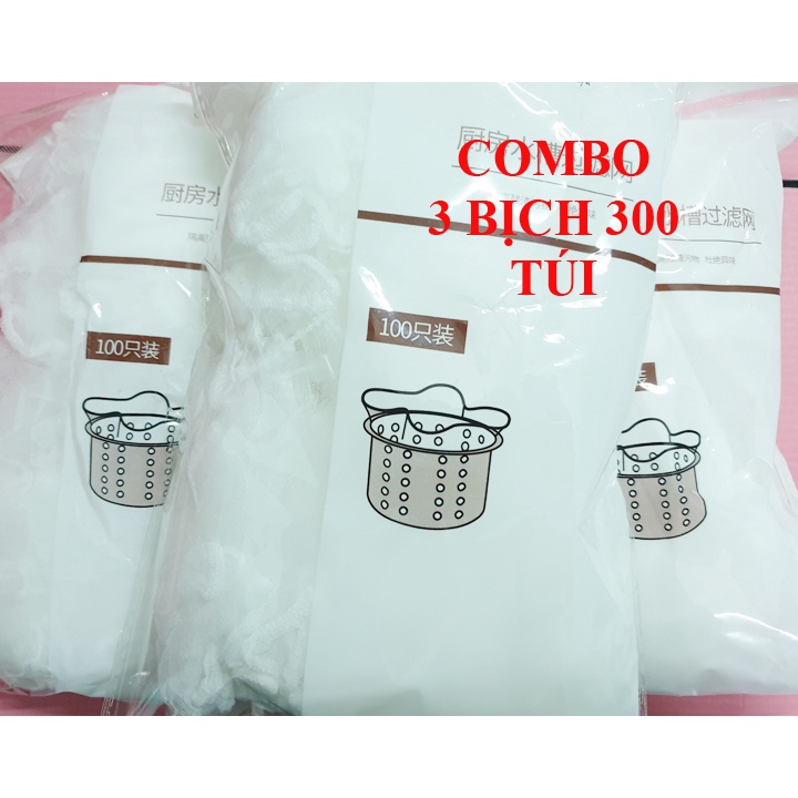 Bộ 100 túi lọc rác tiện dụng cho chậu rửa- các bà nội trợ cần mua