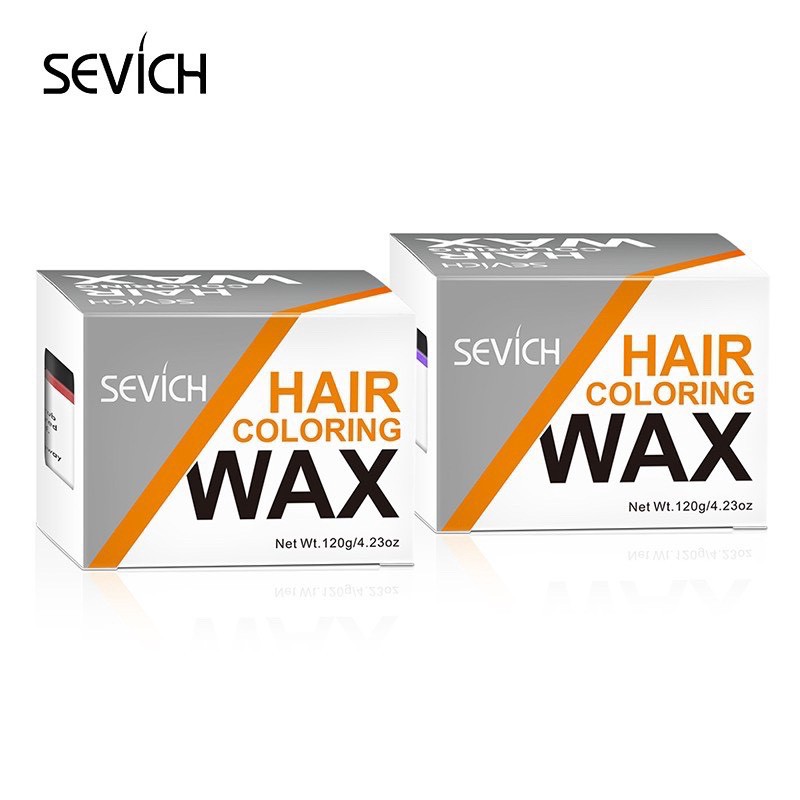 Sáp Vuốt Tóc Đổi Màu Tóc Đỏ Hồng Tạm Thời SeVich 120Gr/Hộp