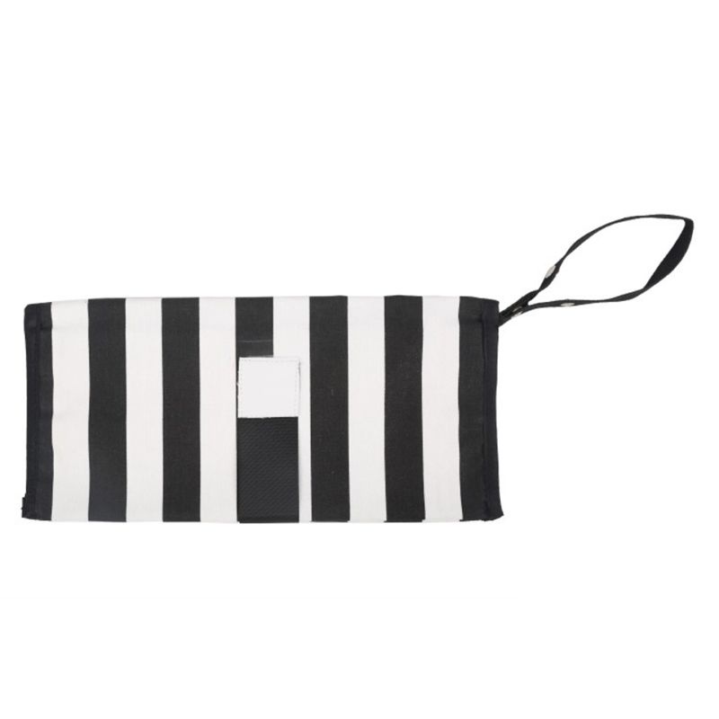 Túi Đựng Tã Lót Em Bé Họa Tiết Kẻ Sọc Chống Thấm Nước 30x30CM