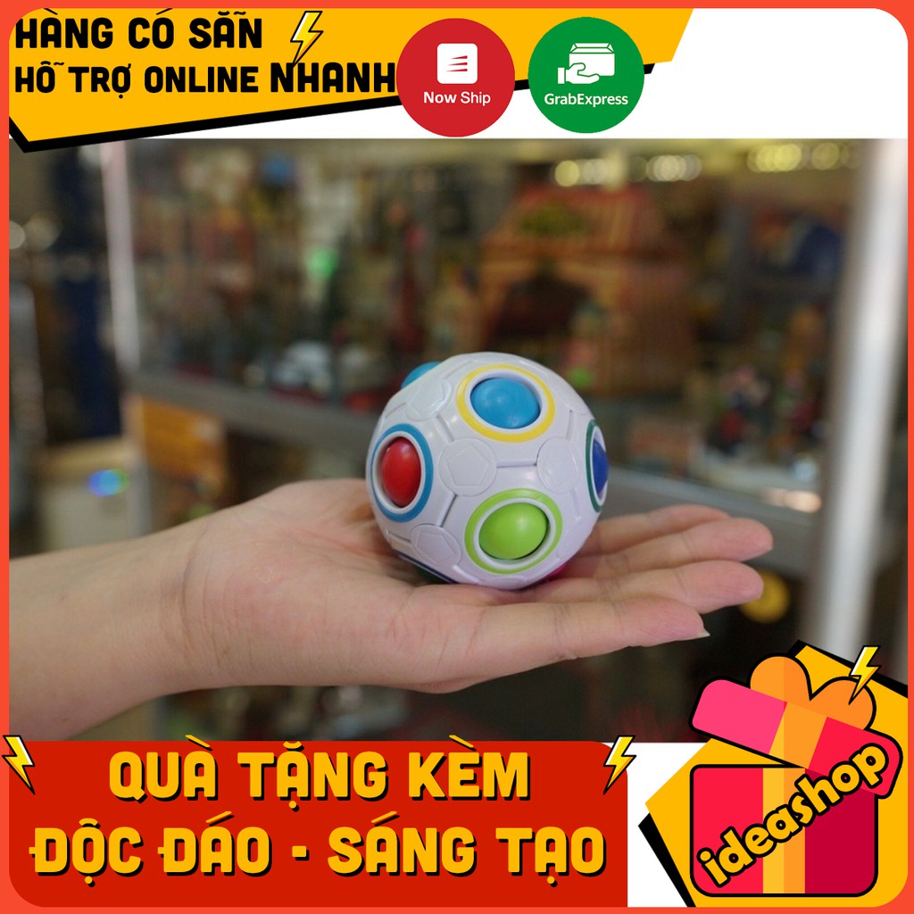RUBIK HÌNH TRÒN CẦU VỒNG MAGIC RAINBOW BALL -CHỌN MÀU NGẪU NHIÊN