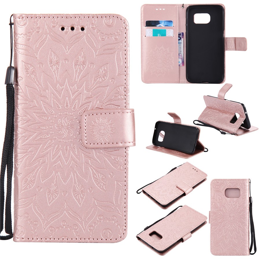 Samsung S7/S7 Edge Sun flower leather Phone case Hard shell | BigBuy360 - bigbuy360.vn