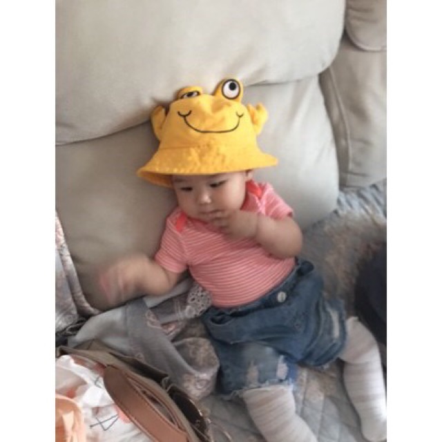 NÓN RỘNG VÀNH - HÌNH CUA 3D CUTE CHO BÉ