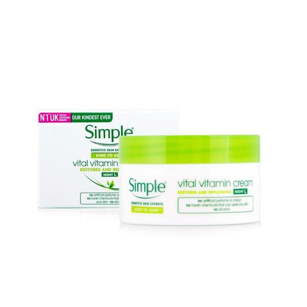 Kem Dưỡng Ban Đêm Simple Vital Vitamin Cream 50ml