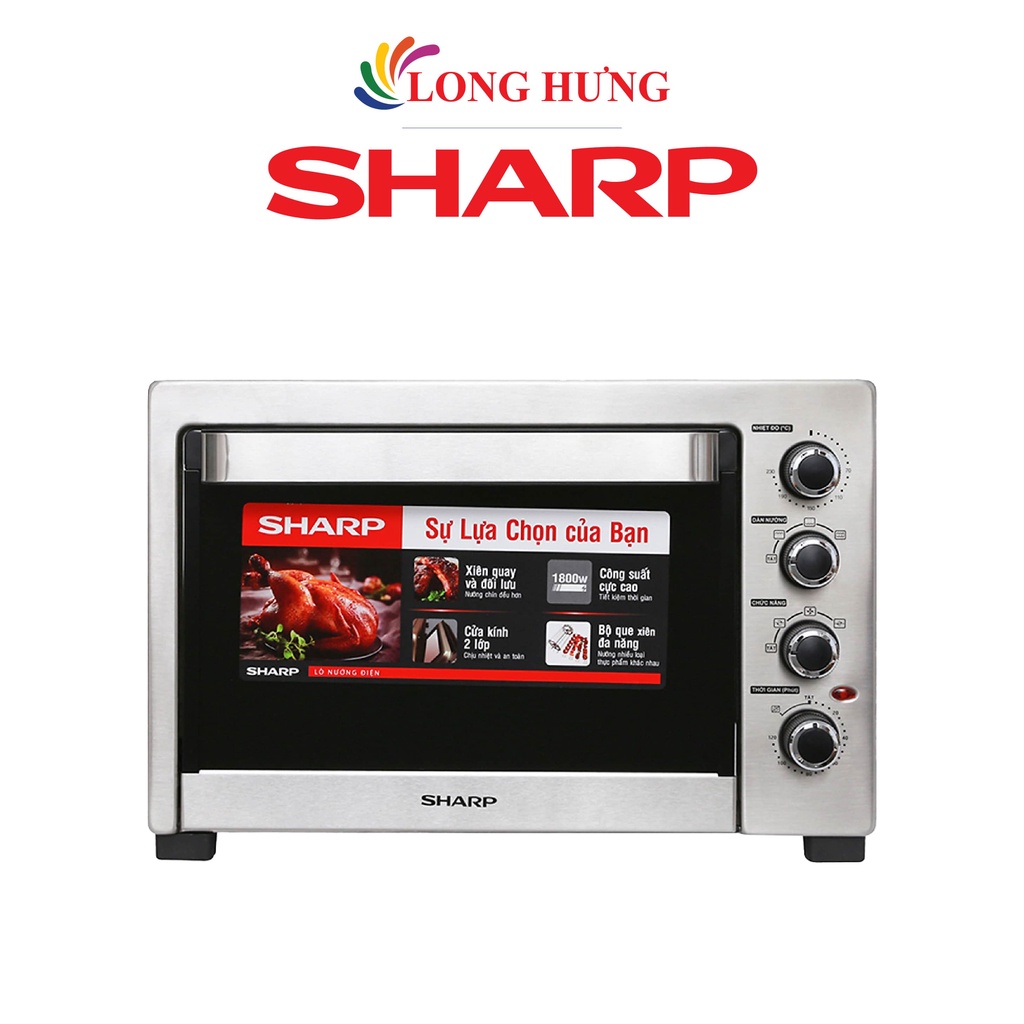 [Mã ELHADEV giảm 4% đơn 300K] Lò nướng Sharp 38 lít EO-A384RCSV-ST - Hàng chính hãng