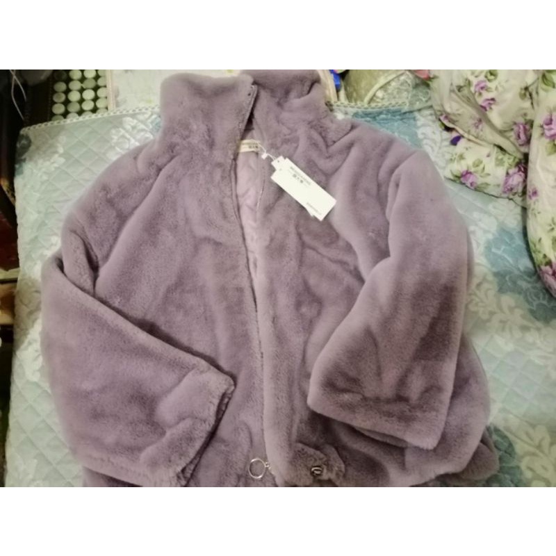 Áo khoác lông mềm mịn siêu ấm trẻ trung thanh lịch | BigBuy360 - bigbuy360.vn