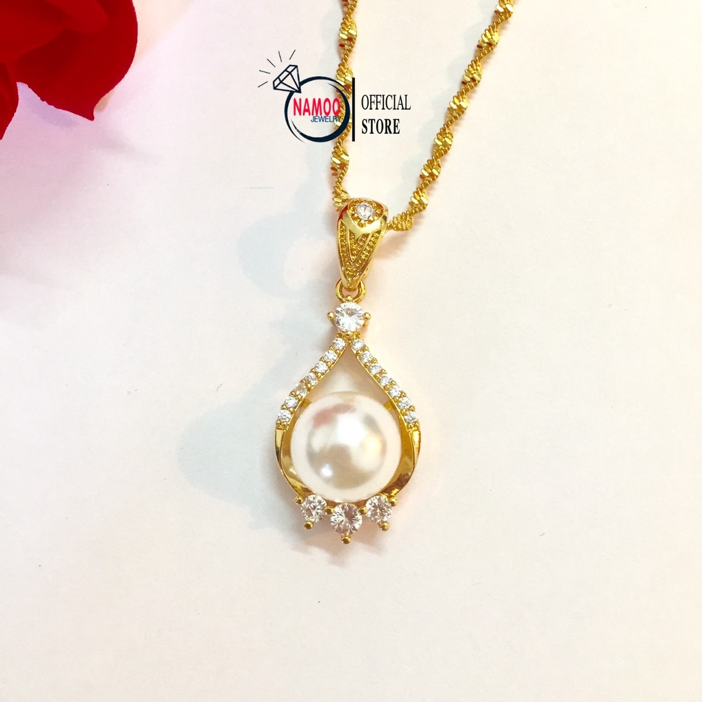 Dây chuyền Nữ, Vòng Cổ Ngọc V548 NaMoo Jewelry