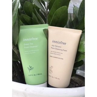 Sữa rửa mặt cho da dầu mụn Innissfree trà xanh và tro núi lửa