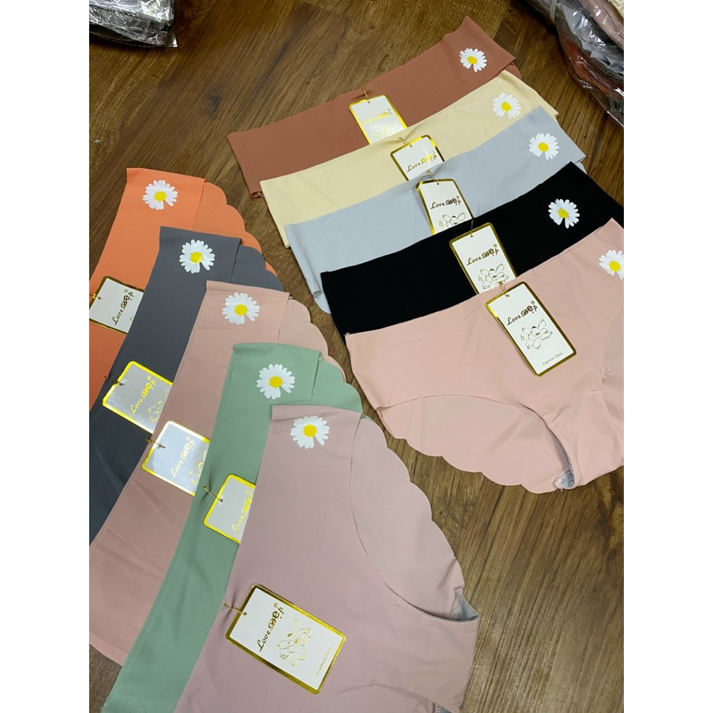 Quần lót nữ❤️ Combo 10 Quần su 1038 hoa cúc❤️Chất mềm mịn,thấm hút mồ hôi