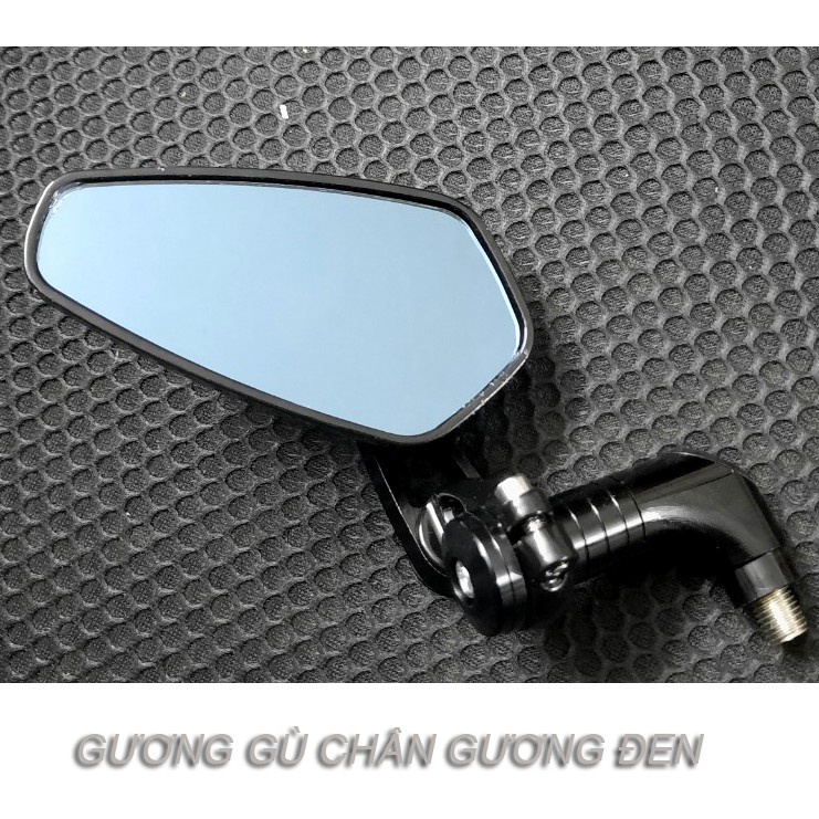 ✢☜¤Gương gù bắt chân - thời trang nhỏ gọn cho xe máy SH, Vision, AB, Wave, Vario, Exciter( mẫu chéo)