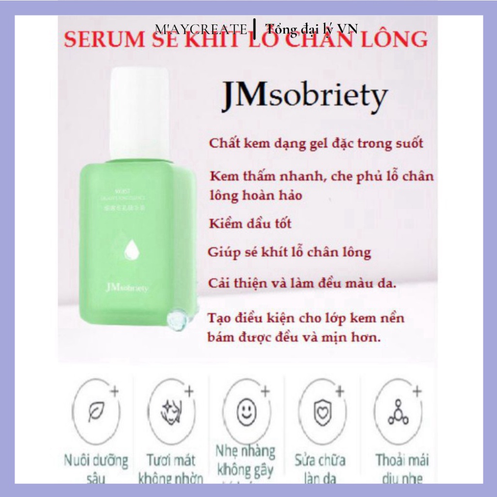 Serum HEYXI se khít lỗ chân lông dưỡng ẩm làm mềm da giúp cho da sáng khỏe tự tin chai  60ml HTC1