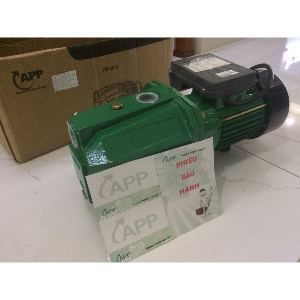 Máy bơm đẩy cao APP PW-381E 1HP