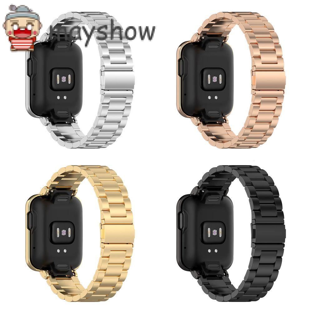 MAYSHOW Accessories Strap Watchband Stainless Steel Metal Case New Frame Bracelet Protector Protector/Multicolor