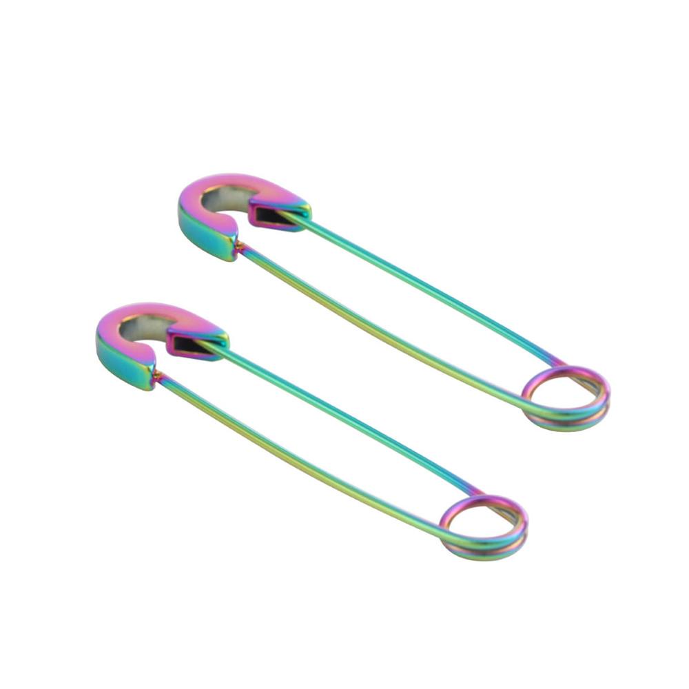 Khuyên Tai Hình Kim Băng Bằng Thép Không Gỉ Độc Đáo