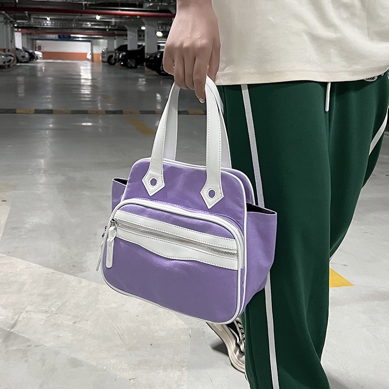 Túi Đeo Vai Vải canvas Chất Lượng Cao Sức Chứa Lớn Thời Trang Cho Nữ