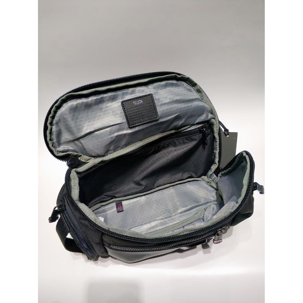 Tumi232399Túi Đeo Chéo Ngực / Hông Chất Liệu Da Bò Thời Trang Cá Tính Cho Nam