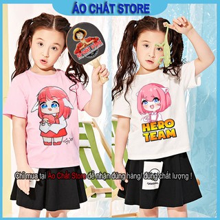 (3 MÀU) BST Áo thun TIMMY HERO TEAM nhiều màu siêu cute cho bé gái | Áo Chất Store
