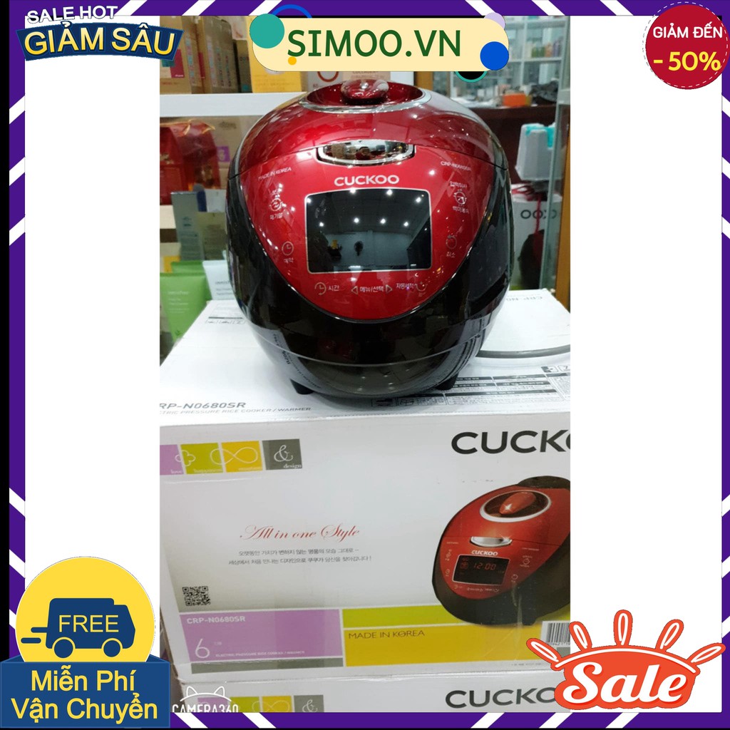 💥 ⚡ SẢN PHẨM CHÍNH HÃNG💥 ⚡ Nồi cơm Áp suất Điện tử cuckoo CRP-N0680SR 1.08L 💥 ⚡