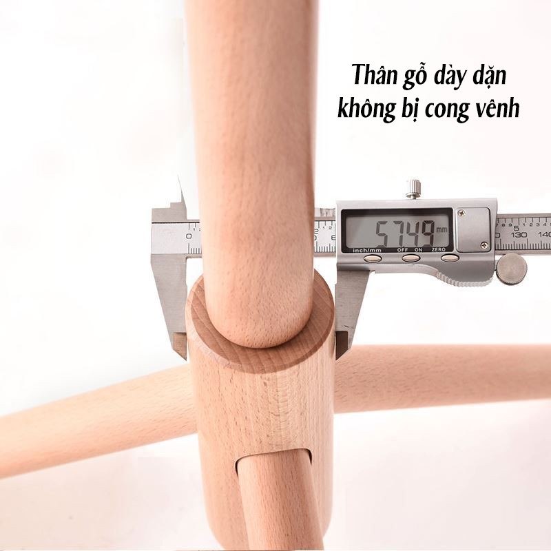 Giá Treo Quần Áo, Cây Treo Quần Áo Gỗ Đa Năng Vintage Decor Kiểu Hàn PAPAA.HOME