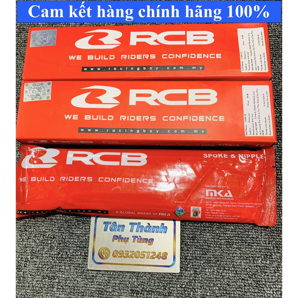 Căm RCB mạ Crom chính hãng: 157,184,149