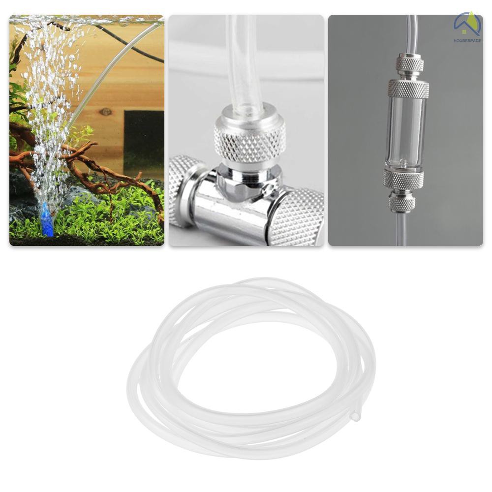 ● 4mm PU Airline Tubing for Air Pump Aquarium CO2 Regulator 5 Meter/197in