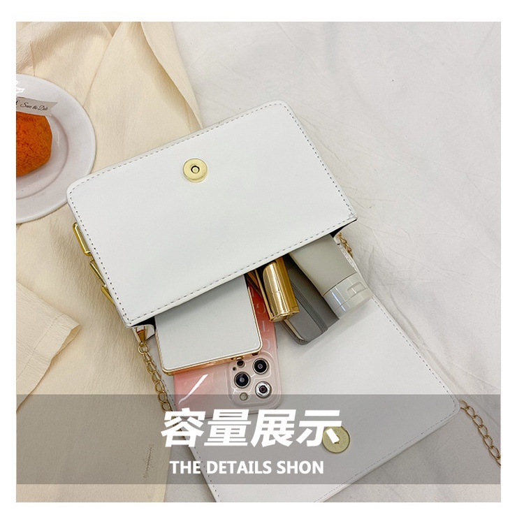 Túi xách JASMIN NOIR da PU dáng vuông nhỏ sành điệu cho nữ