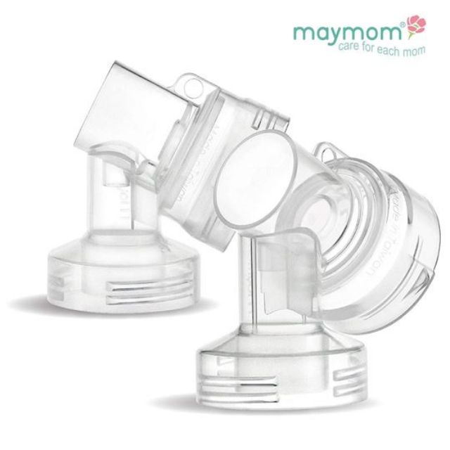 (Chính hãng) phụ kiện máy hút sữa phễu, cổ nối, van vàng, van trắng maymom (phễu rời) size 17-19-21-24 (giá 1 chiếc)