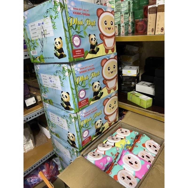 Khăn ướt con ong không mùi 100 miếng