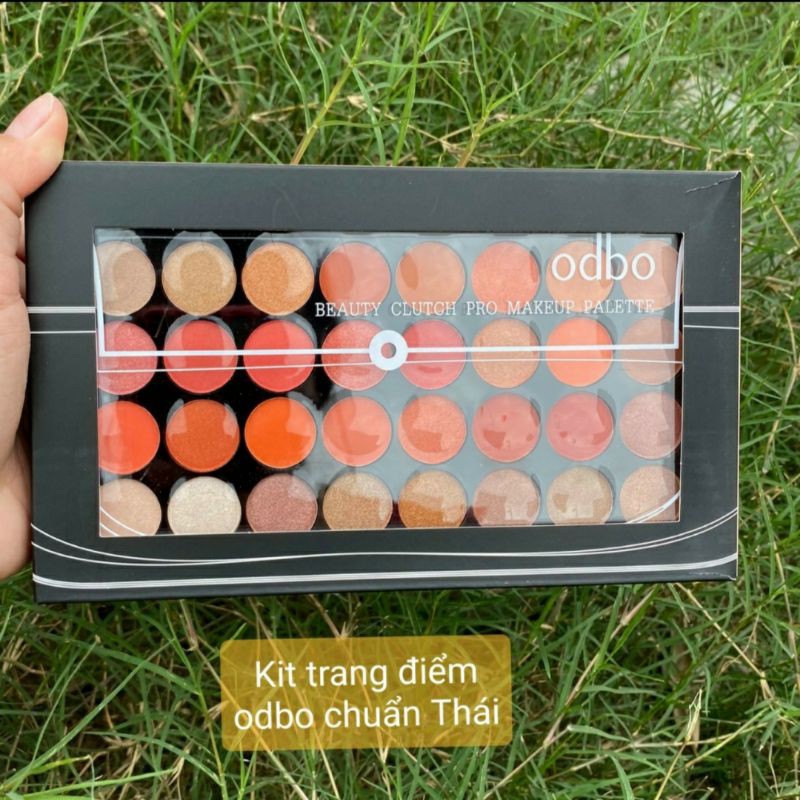 Set trang điểm đủ bộ (phấn mắt, son, phấn má, phấn phủ, cọ) odbo lớn tone 03 | BigBuy360 - bigbuy360.vn